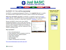 Tablet Screenshot of justbasic.com